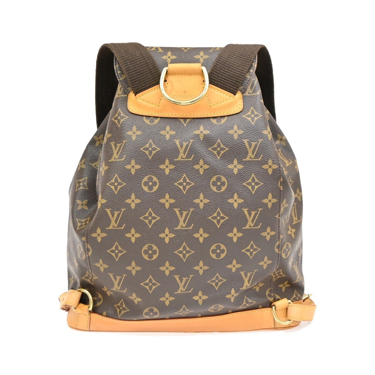 Louis Vuitton Montsouris Monogram, Brown, Canvas, Backpack