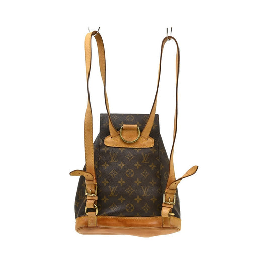 Louis Vuitton Montsouris Monogram, Brown, Canvas, Backpack
