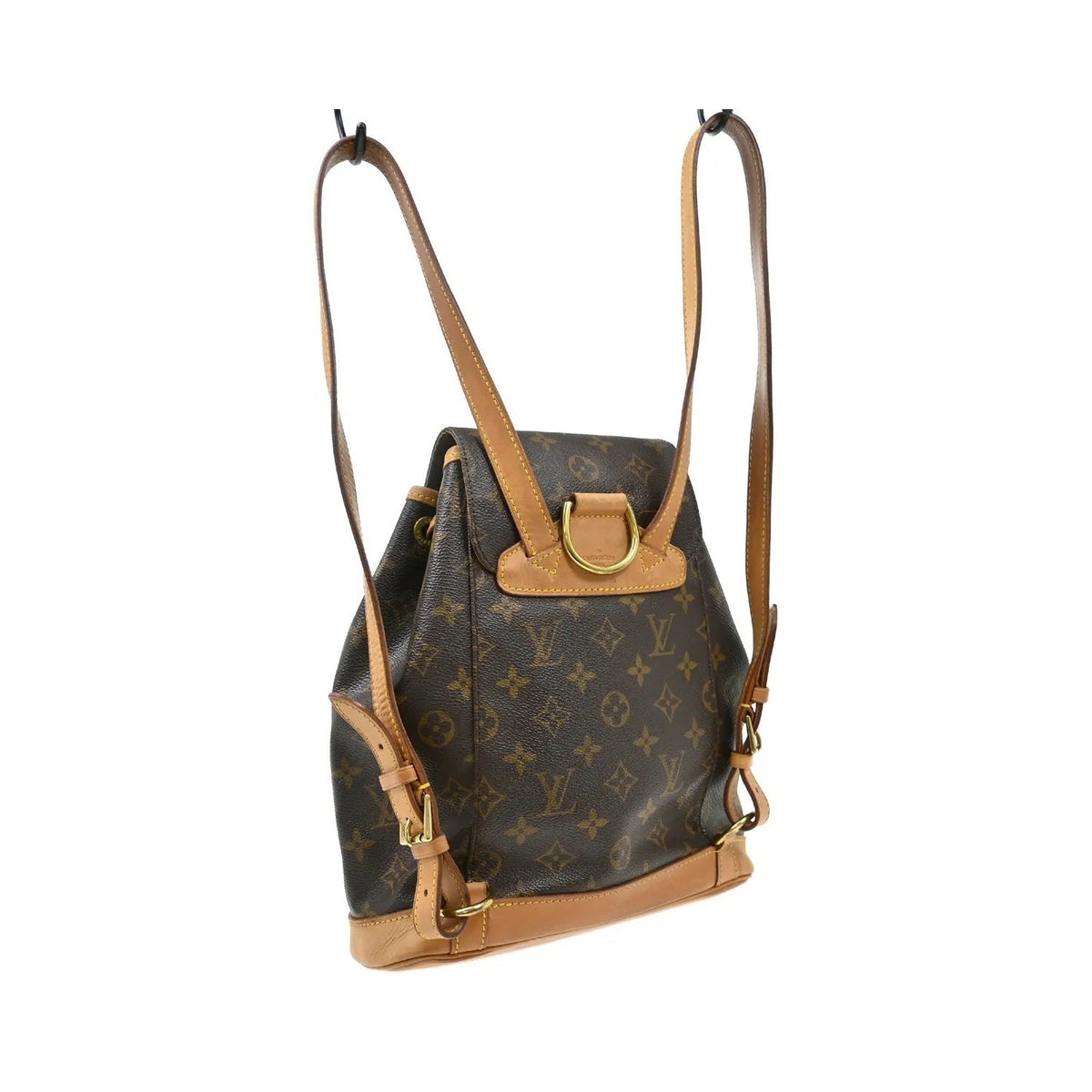 Louis Vuitton Montsouris Monogram Canvas, Brown, Canvas, Backpack