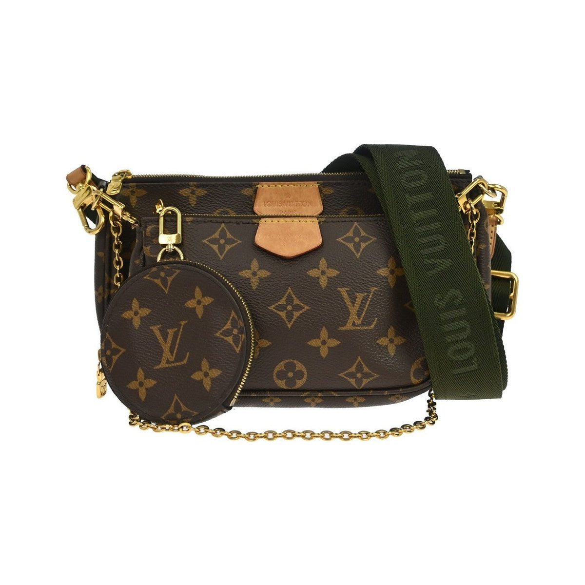 Louis Vuitton Multi Pochette Accessoires Monogram Canvas, Brown, Canvas, Clutch