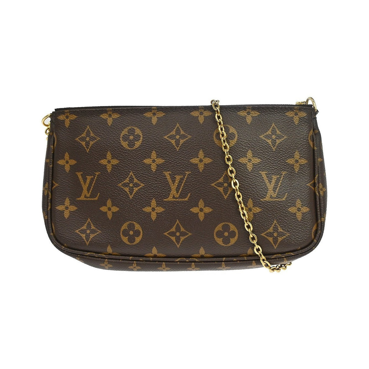 Louis Vuitton Multi Pochette Accessoires Monogram Canvas, Brown, Canvas, Clutch