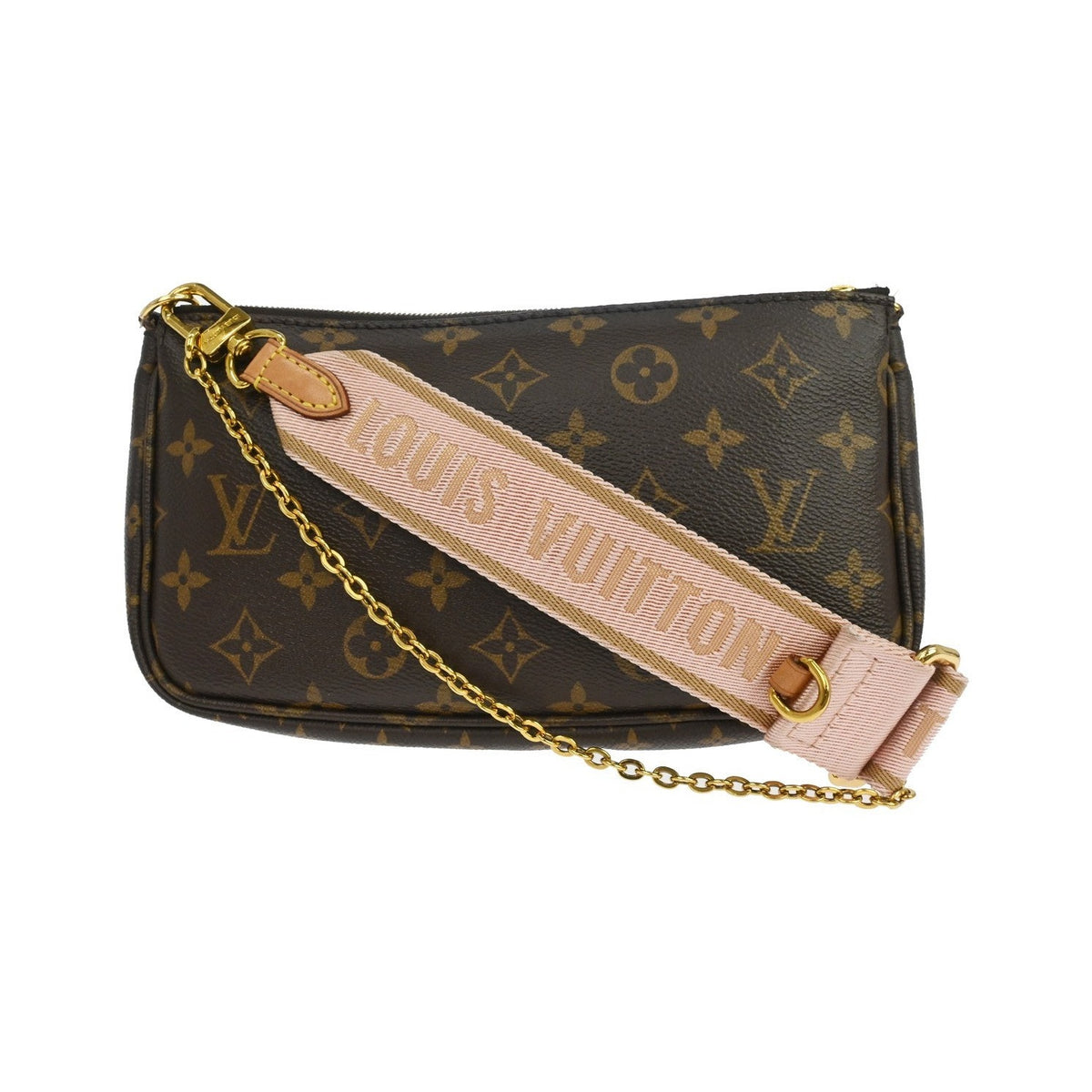Louis Vuitton Multi Pochette Accessoires Monogram Canvas, Brown, Canvas, Clutch