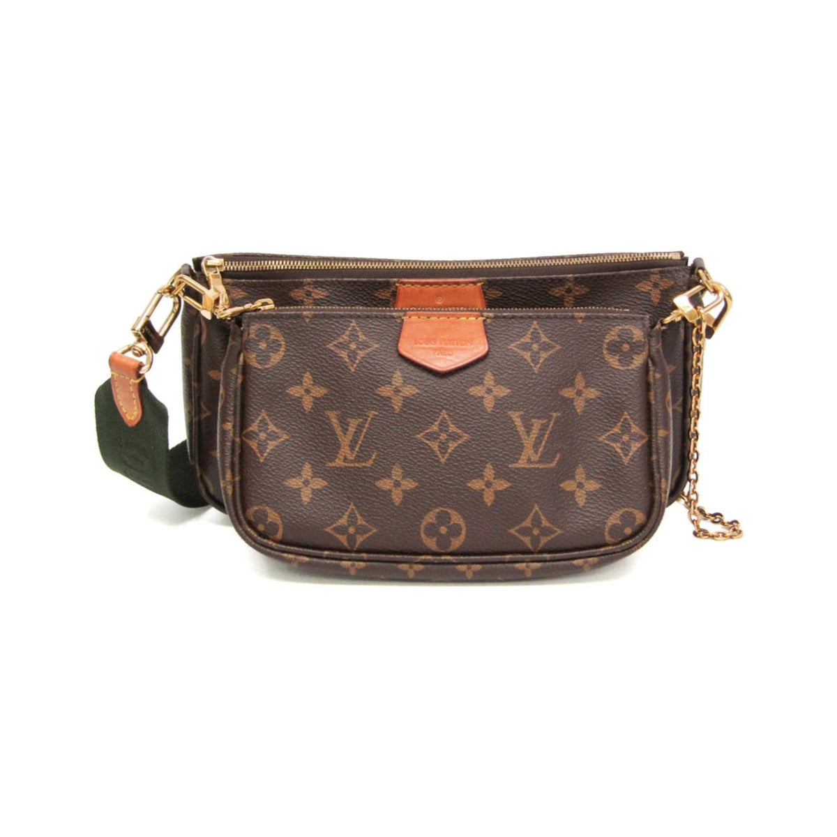 Louis Vuitton Multi Pochette Accessoires Pouch Monogram Canvas, Brown, Canvas, Clutch