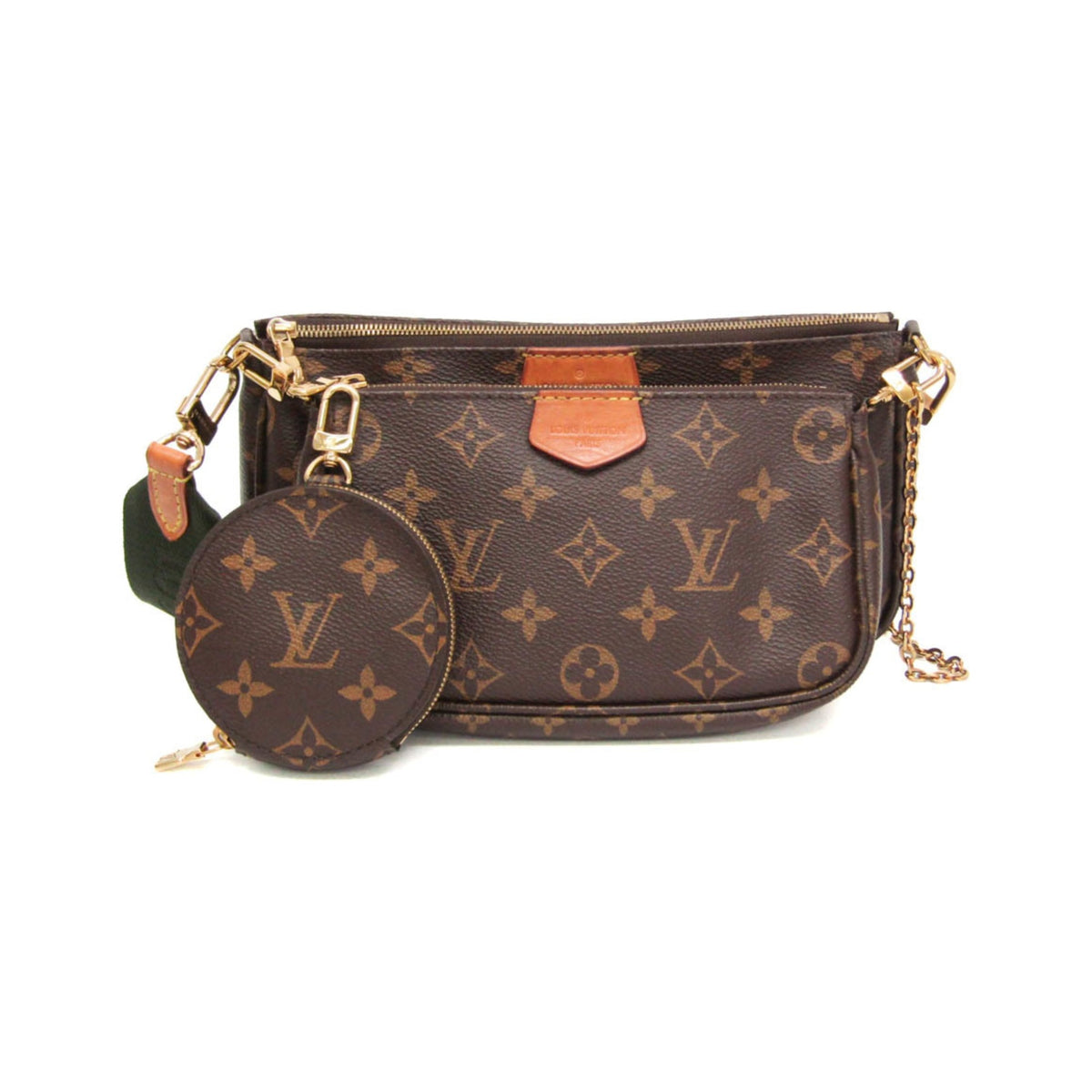 Louis Vuitton Multi Pochette Accessoires Pouch Monogram Canvas, Brown, Canvas, Clutch