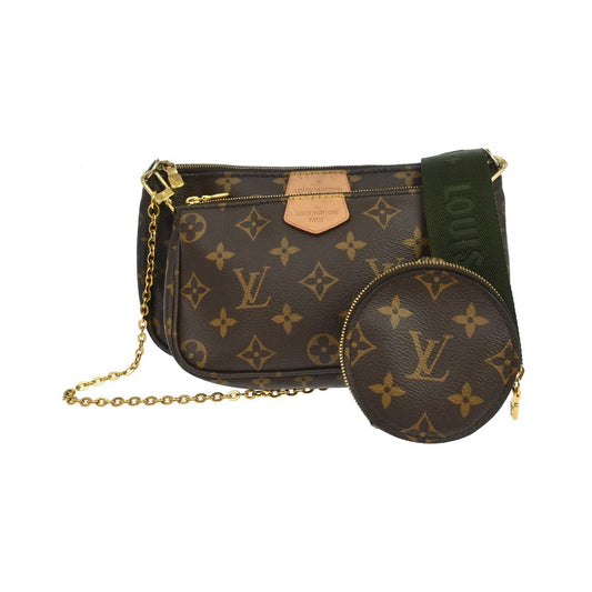 Louis Vuitton Multi-Pochette Monogram, Brown, Canvas, Clutch
