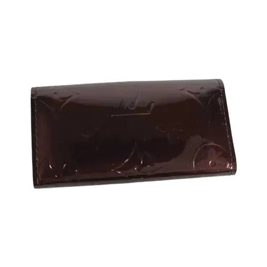 Louis Vuitton Multiclés 4 Cuir verni, Burgundy, Patent Leather, Wallet