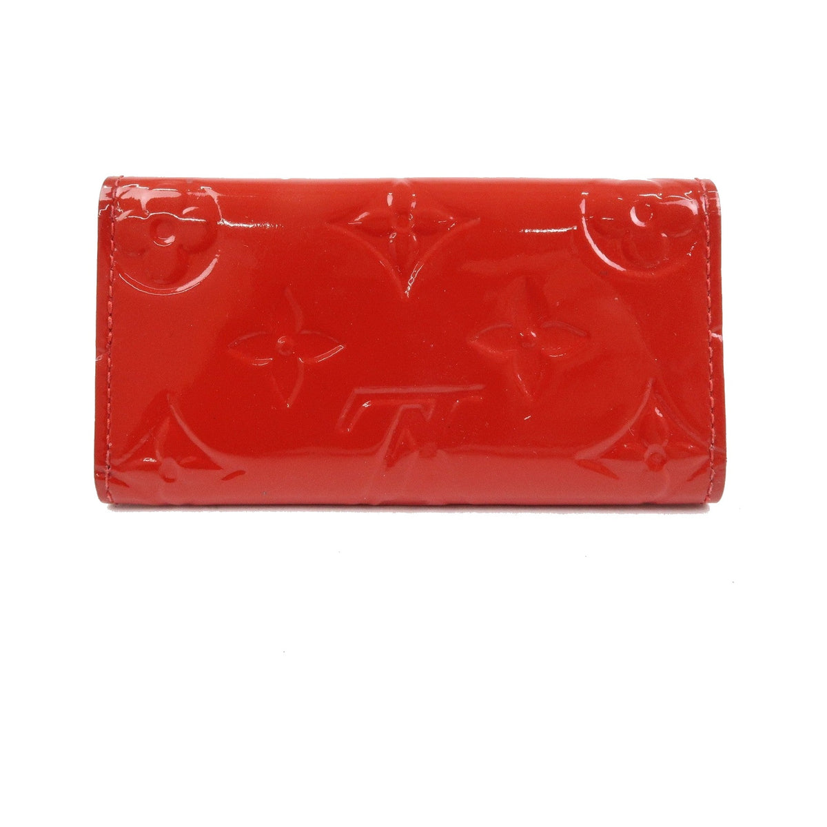 Louis Vuitton Multiclés 4 Cuir verni, Red, Patent Leather, Wallet