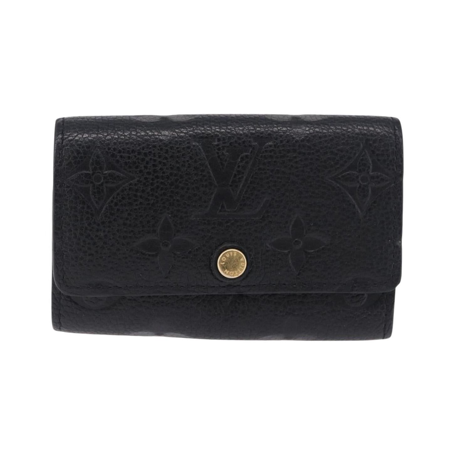 Louis Vuitton Multiclés 6 monogramme empreinte, Black, Leather, Wallet