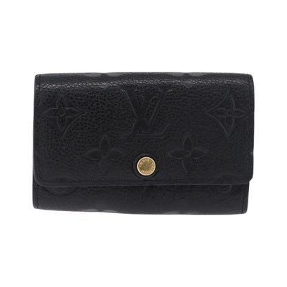 Louis Vuitton Multiclés 6 monogramme empreinte, Black, Leather, Wallet