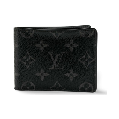 Louis Vuitton Multiple Monogram Eclipse Canvas, Black, Leather, Wallet