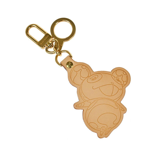 Louis Vuitton Murakami Panda Bag Charm and Keychain Vachetta Leather, Beige, Leather, Charm