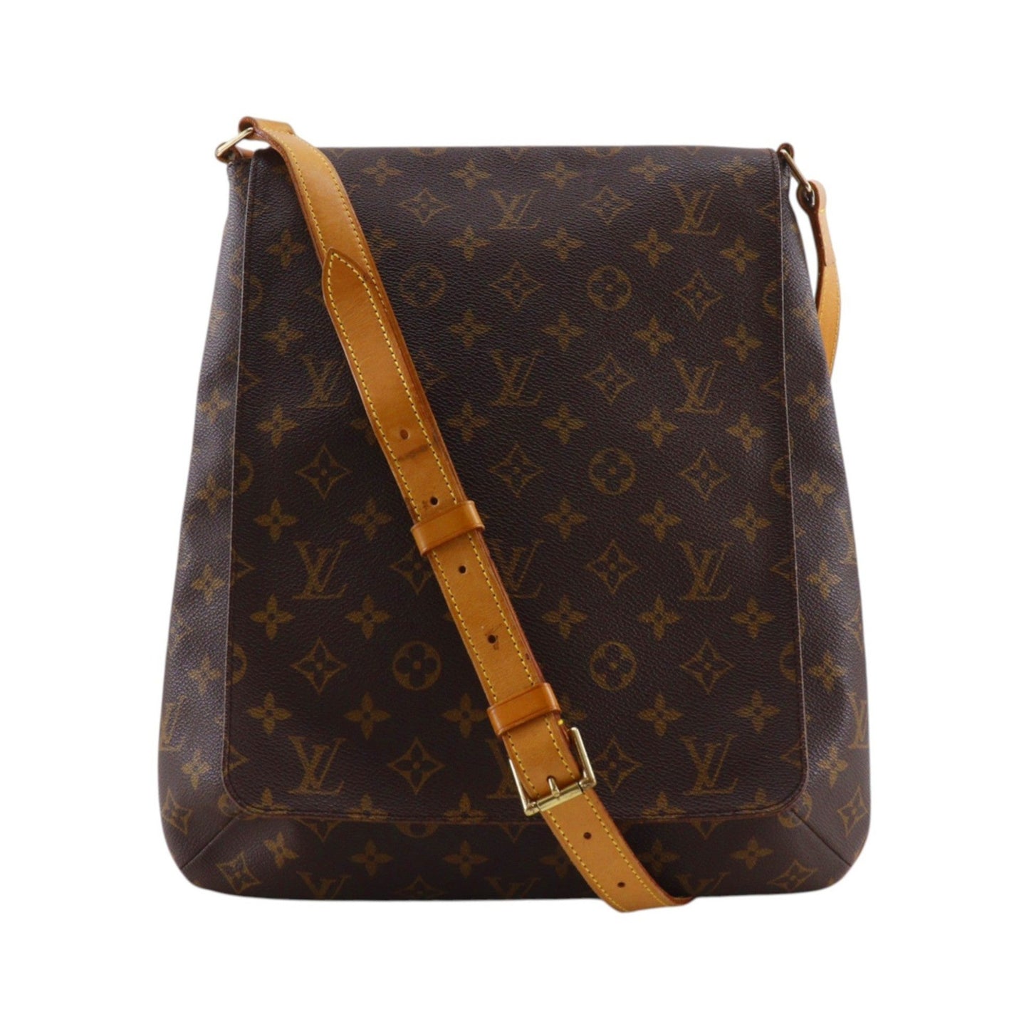 Louis Vuitton Musette Monogram, Brown, Canvas, Shoulder Bag