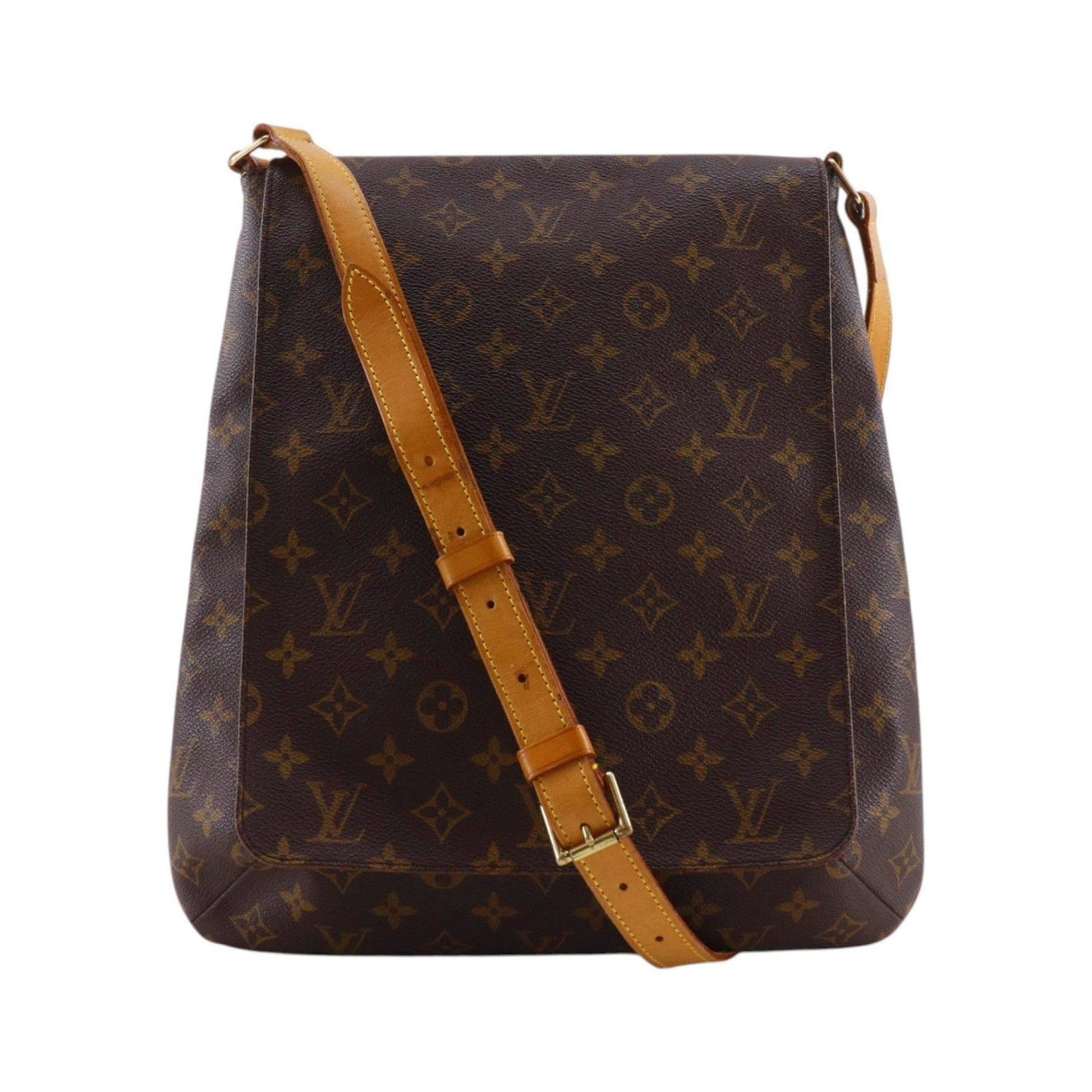 Louis Vuitton Musette Monogram, Brown, Canvas, Shoulder Bag