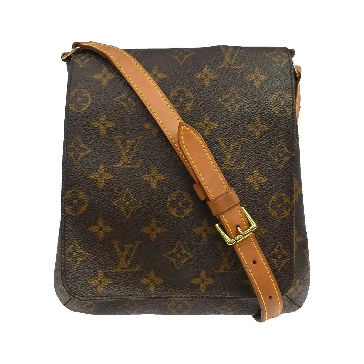 Louis Vuitton Musette Salsa Monogram Canvas, Brown, Canvas, Shoulder Bag