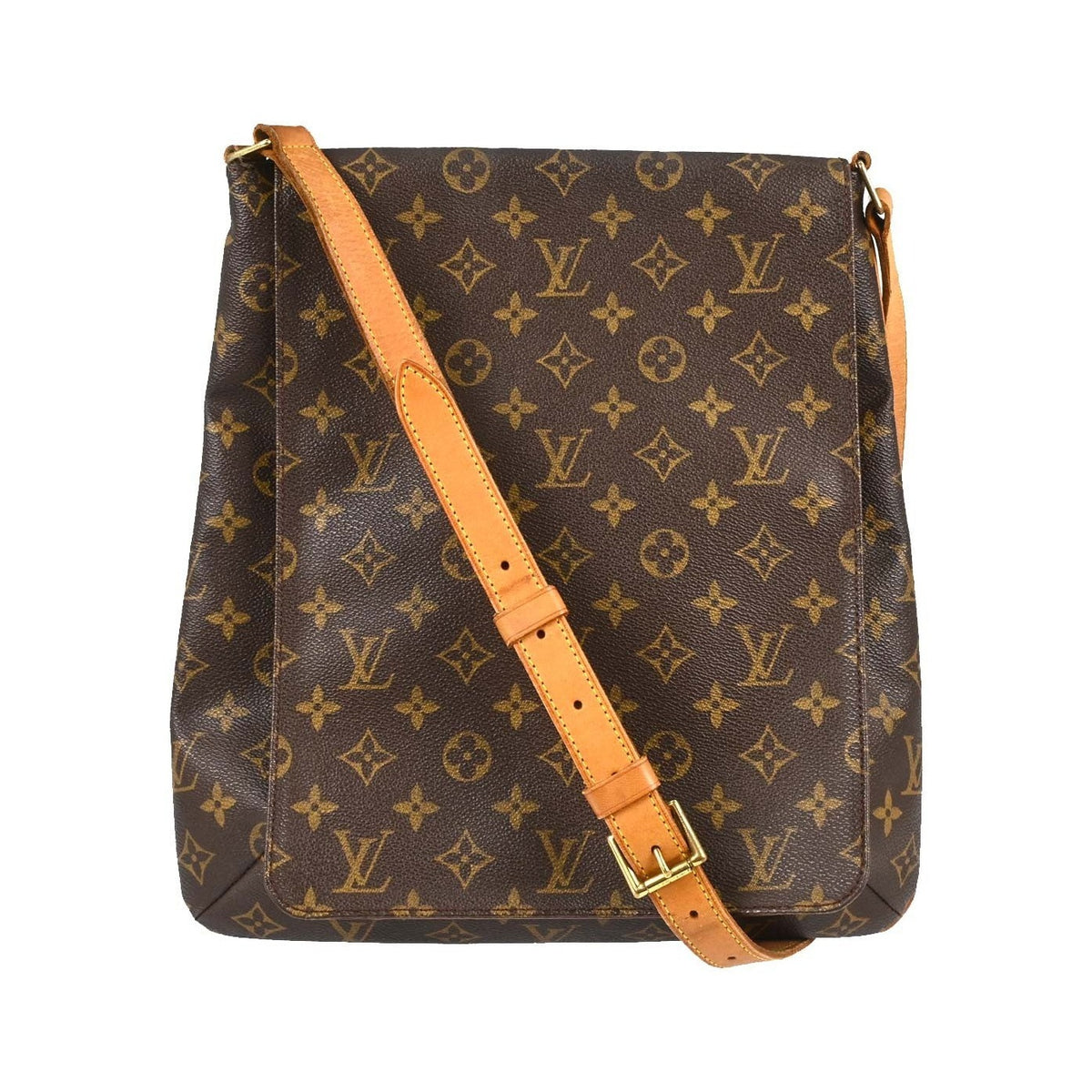 Louis Vuitton Musette Salsa Monogram Canvas, Brown, Canvas, Shoulder Bag