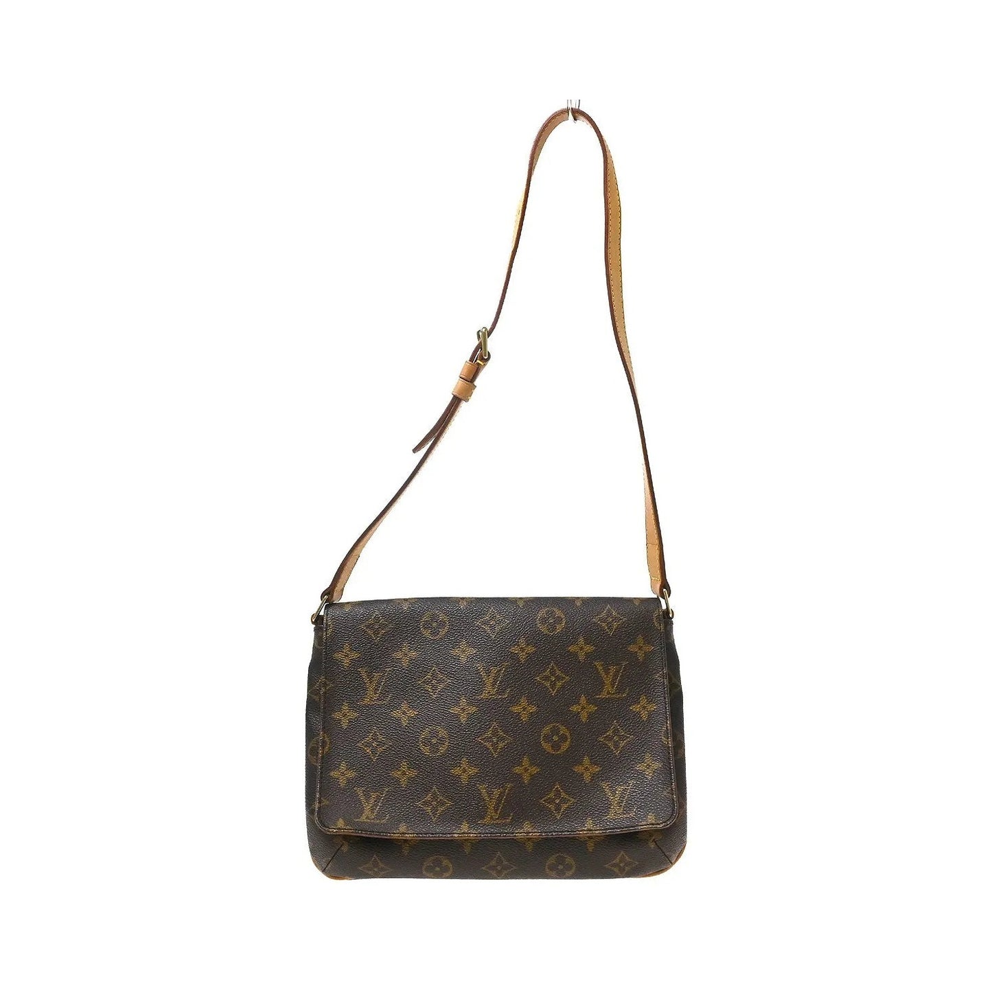 Louis Vuitton Musette Tango Monogram Canvas, Brown, Canvas, Shoulder Bag