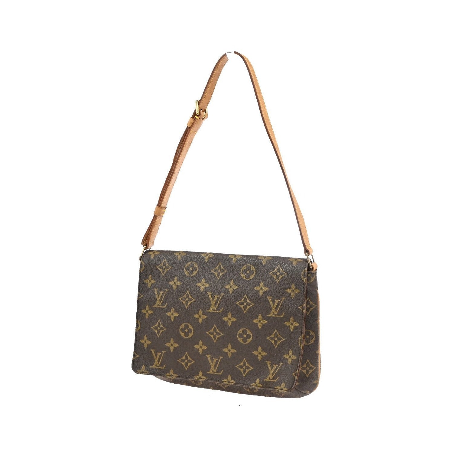 Louis Vuitton Musette Tango Monogram Canvas, Brown, Canvas, Shoulder Bag
