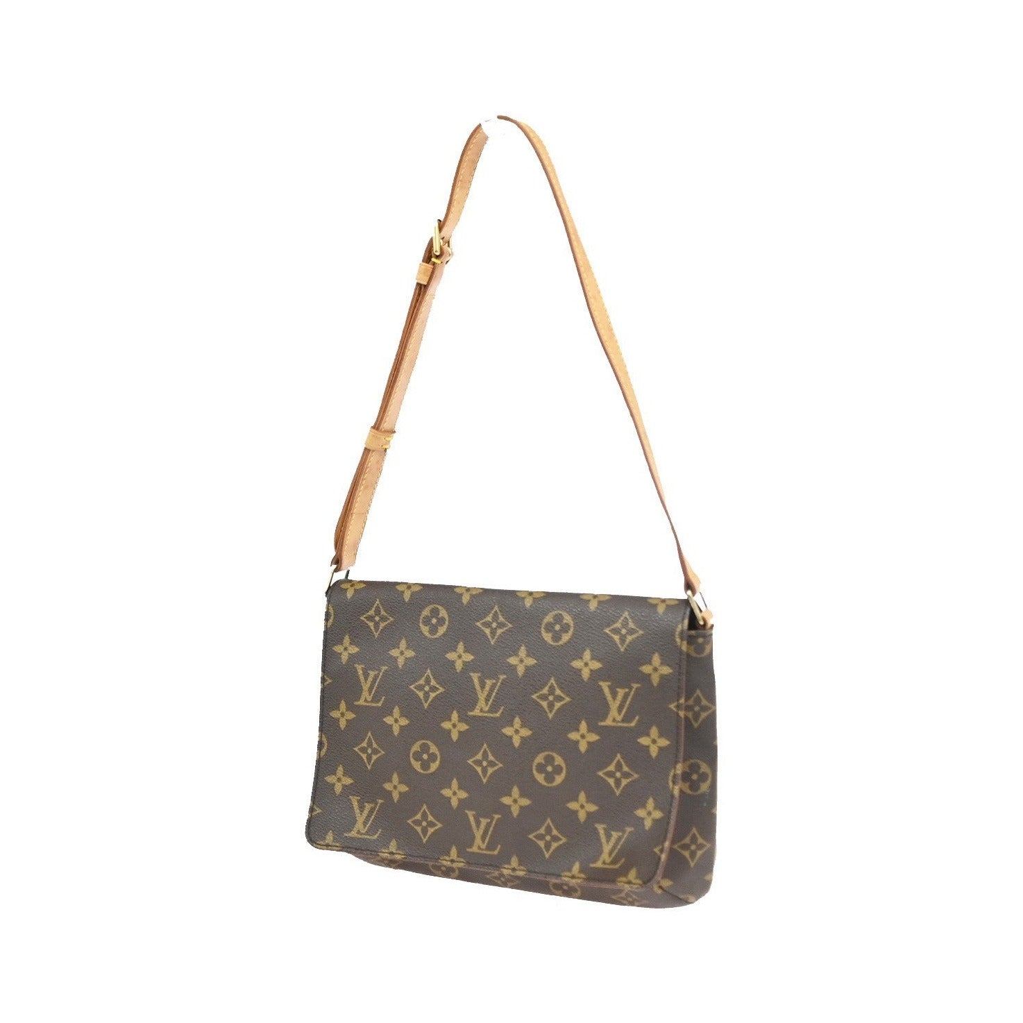 Louis Vuitton Musette Tango Monogram Canvas, Brown, Canvas, Shoulder Bag