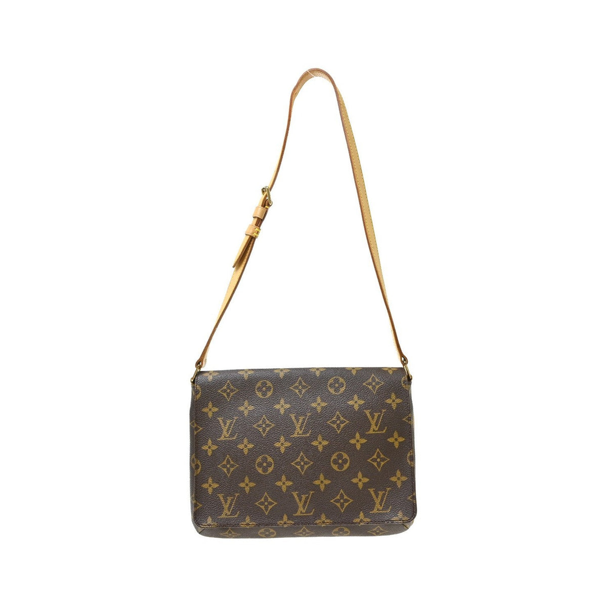 Louis Vuitton Musette Tango Monogram Canvas, Brown, Canvas, Shoulder Bag