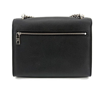 Louis Vuitton Mylockme Monochrome Leather, Black, Leather, Handbag