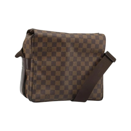 Louis Vuitton Naviglio Damier, Brown, Canvas, Shoulder Bag