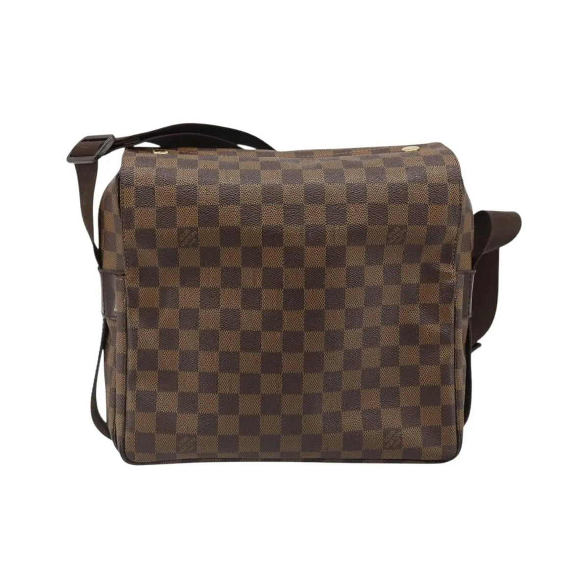 Louis Vuitton Naviglio Damier, Brown, Canvas, Shoulder Bag