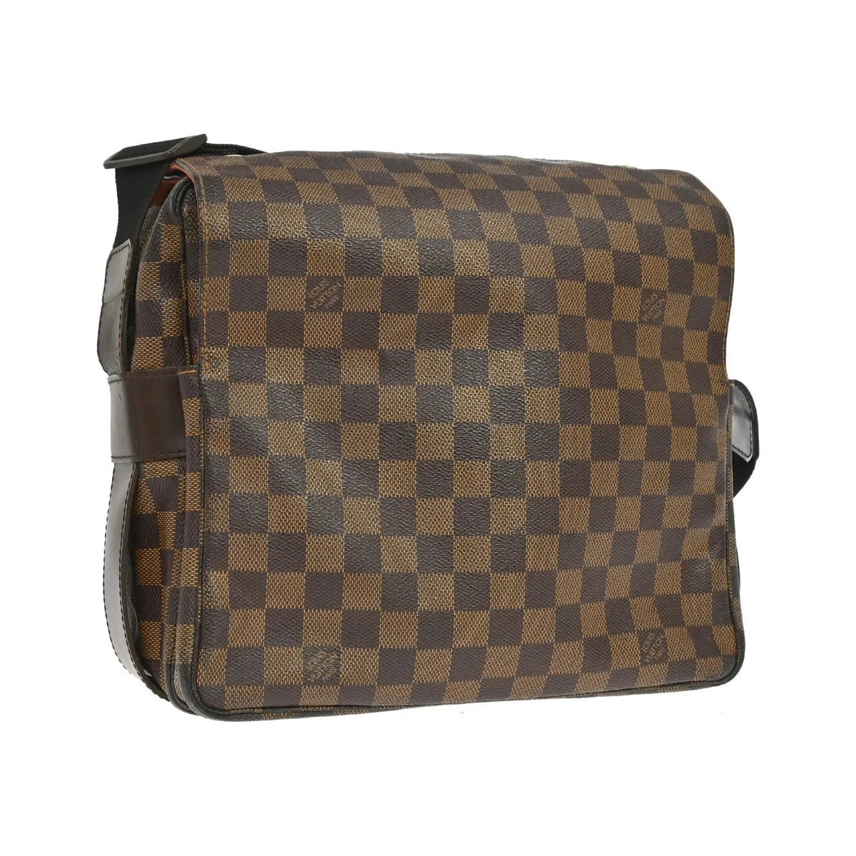 Louis Vuitton Naviglio Damier, Brown, Canvas, Shoulder Bag