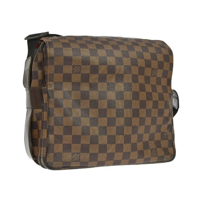 Louis Vuitton Naviglio Damier, Brown, Canvas, Shoulder Bag