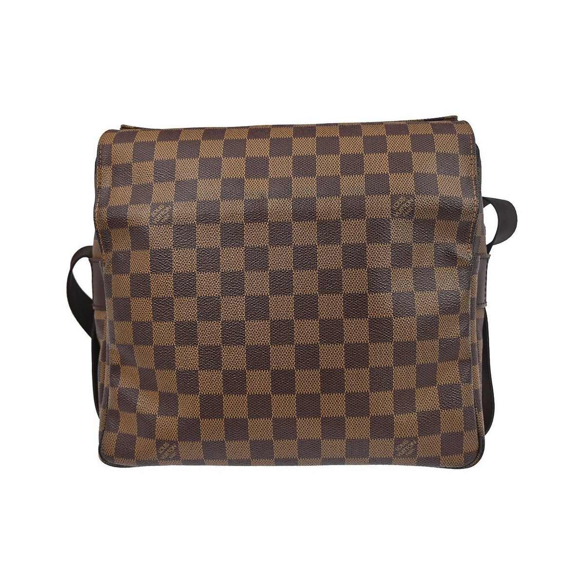 Louis Vuitton Naviglio Damier, Brown, Canvas, Shoulder Bag