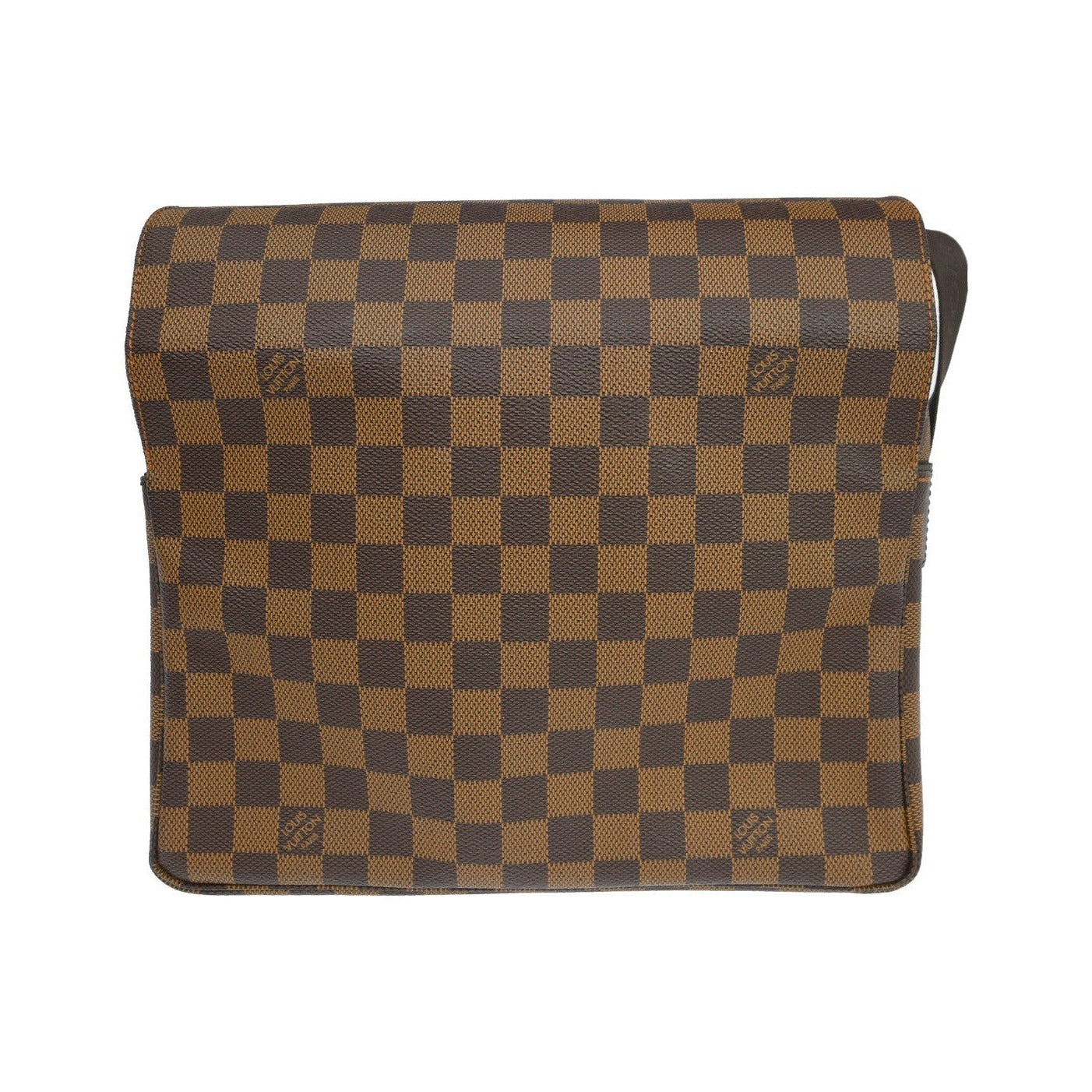 Louis Vuitton Naviglio Damier, Brown, Canvas, Shoulder Bag