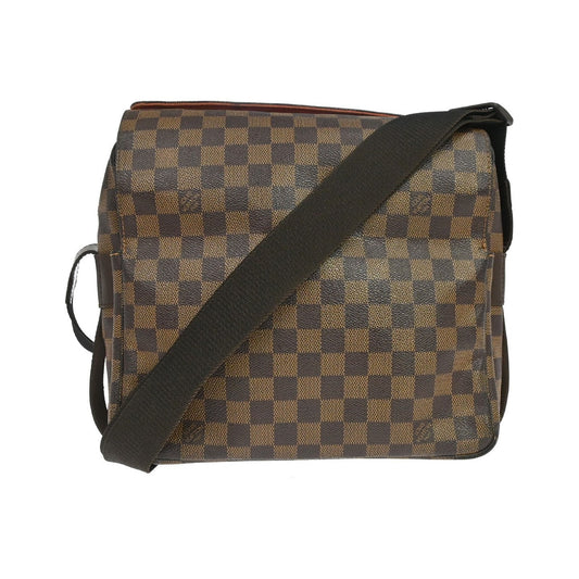 Louis Vuitton Naviglio Damier, Brown, Canvas, Shoulder Bag