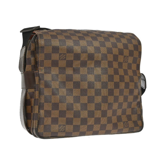 Louis Vuitton Naviglio Damier, Brown, Canvas, Shoulder Bag