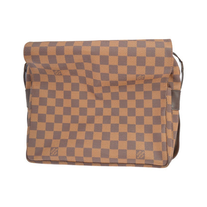 Louis Vuitton Naviglio Damier, Brown, Canvas, Shoulder Bag