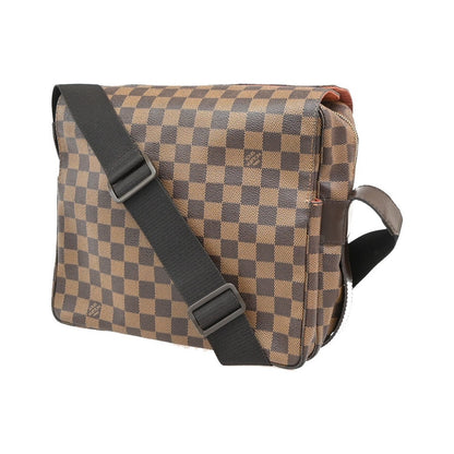 Louis Vuitton Naviglio Damier, Brown, Canvas, Handbag