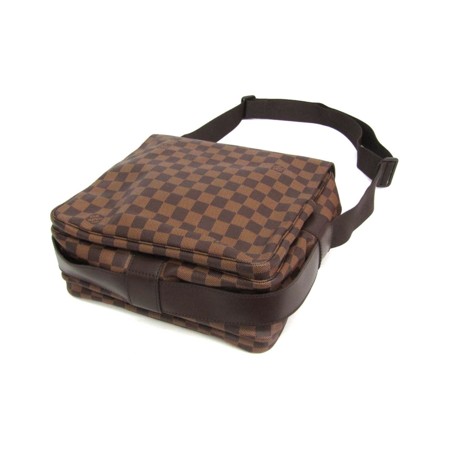 Louis Vuitton Naviglio Damier, Brown, Canvas, Shoulder Bag