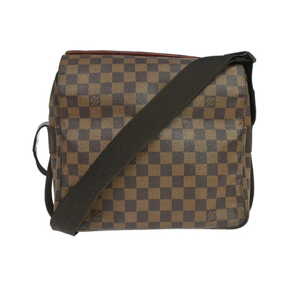 Louis Vuitton Naviglio Damier, Brown, Canvas, Shoulder Bag