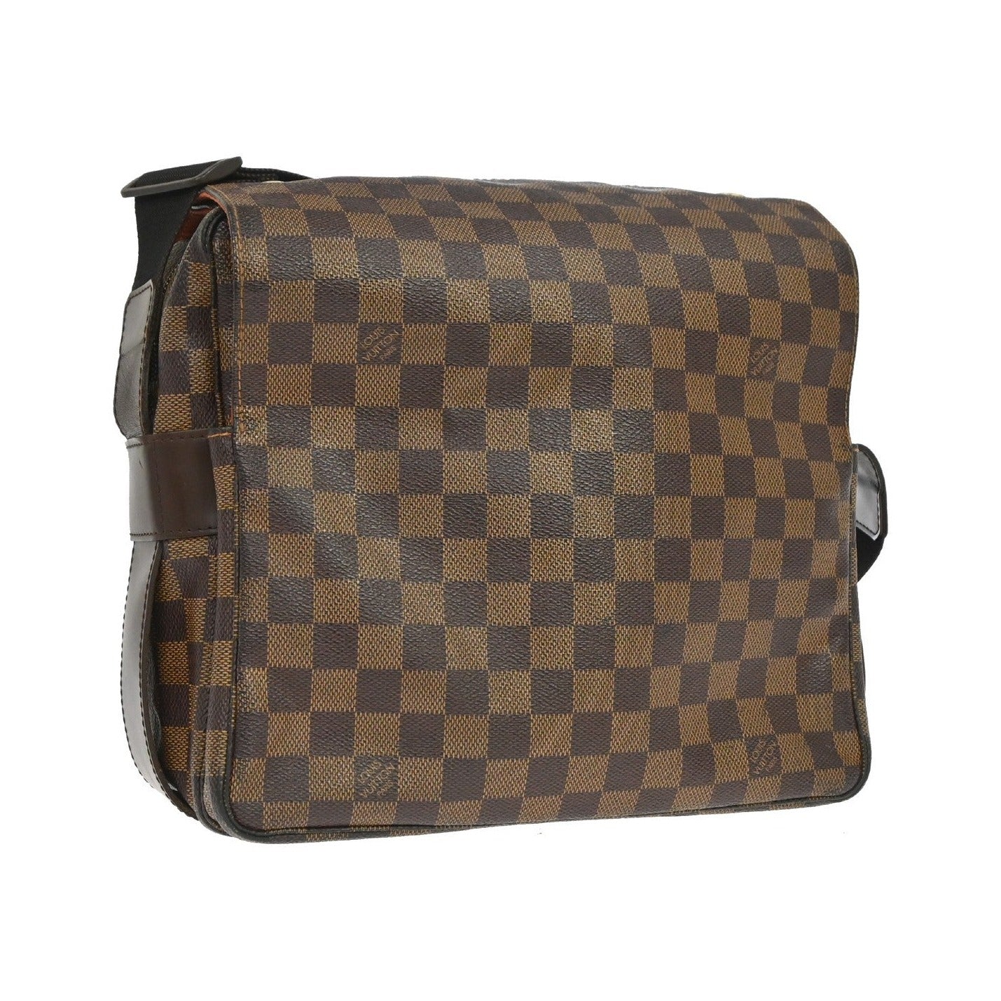 Louis Vuitton Naviglio Damier, Brown, Canvas, Shoulder Bag