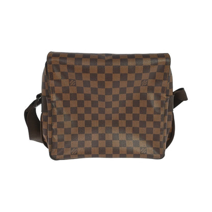 Louis Vuitton Naviglio Damier, Brown, Canvas, Handbag