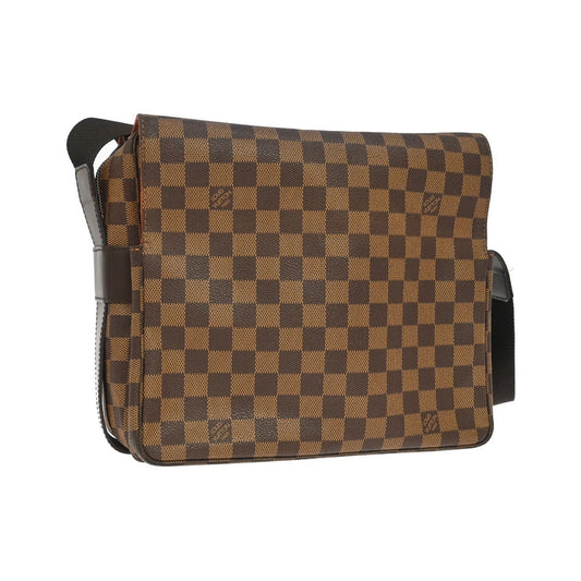 Louis Vuitton Naviglio Damier Ebene, Brown, Canvas, Shoulder Bag