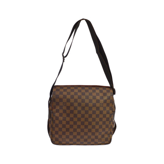 Louis Vuitton Naviglio Damier Ebene, Brown, Canvas, Shoulder Bag