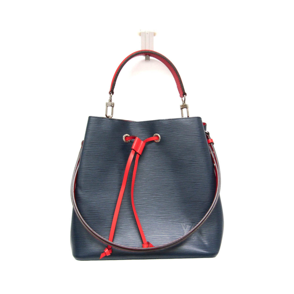 Louis Vuitton Neo Noe By The Pool Monogram Raffia, Blue, Leather, Handbag