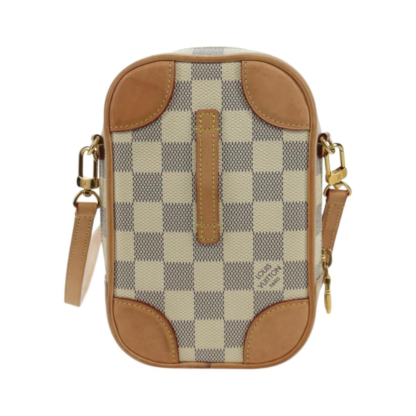 Louis Vuitton NeoKapi Handag Damier Ebene, Beige, Canvas, Clutch