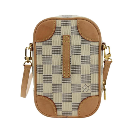 Louis Vuitton NeoKapi Handag Damier Ebene, Beige, Canvas, Clutch