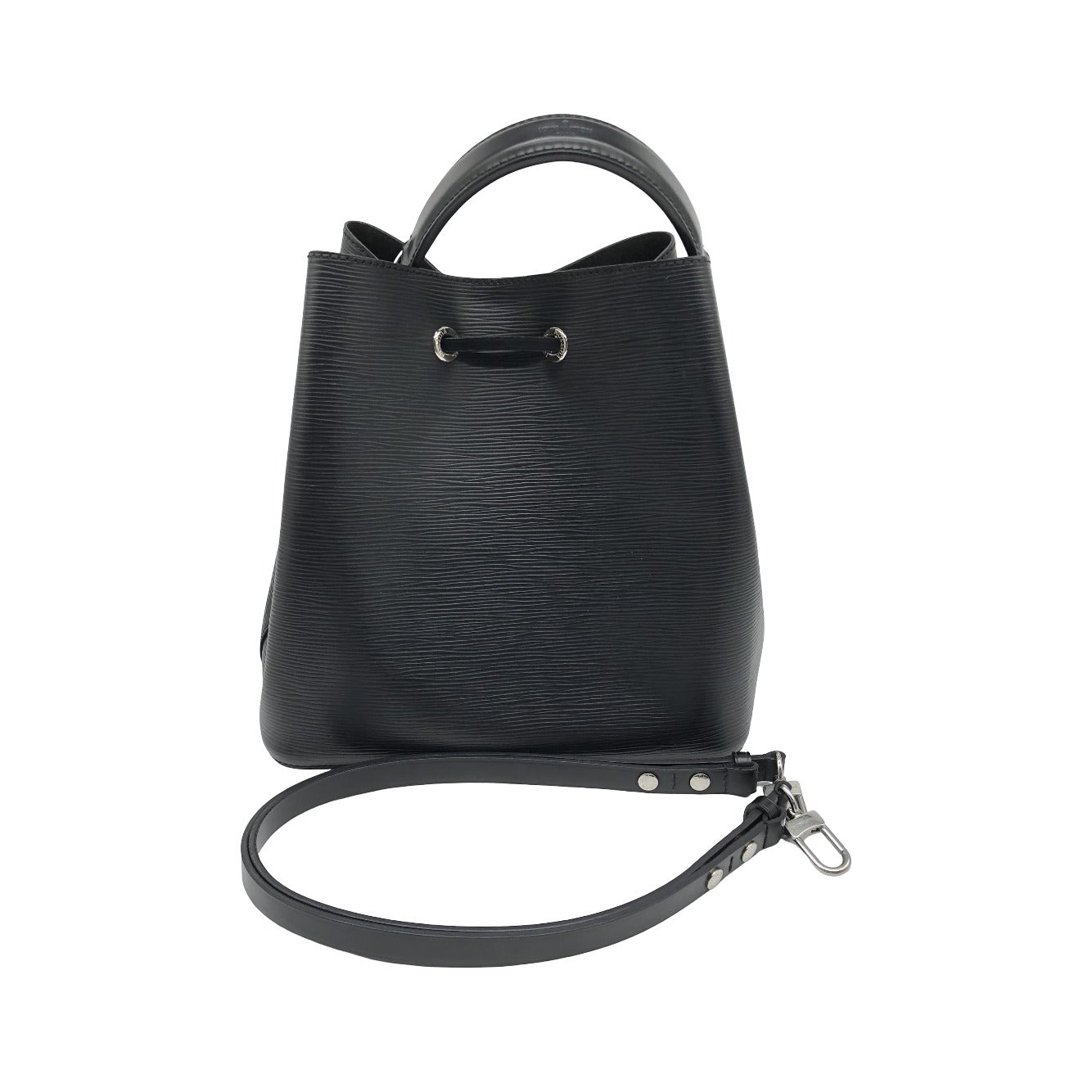 Louis Vuitton NeoNoe Epi Leather, Black, Leather, Handbag
