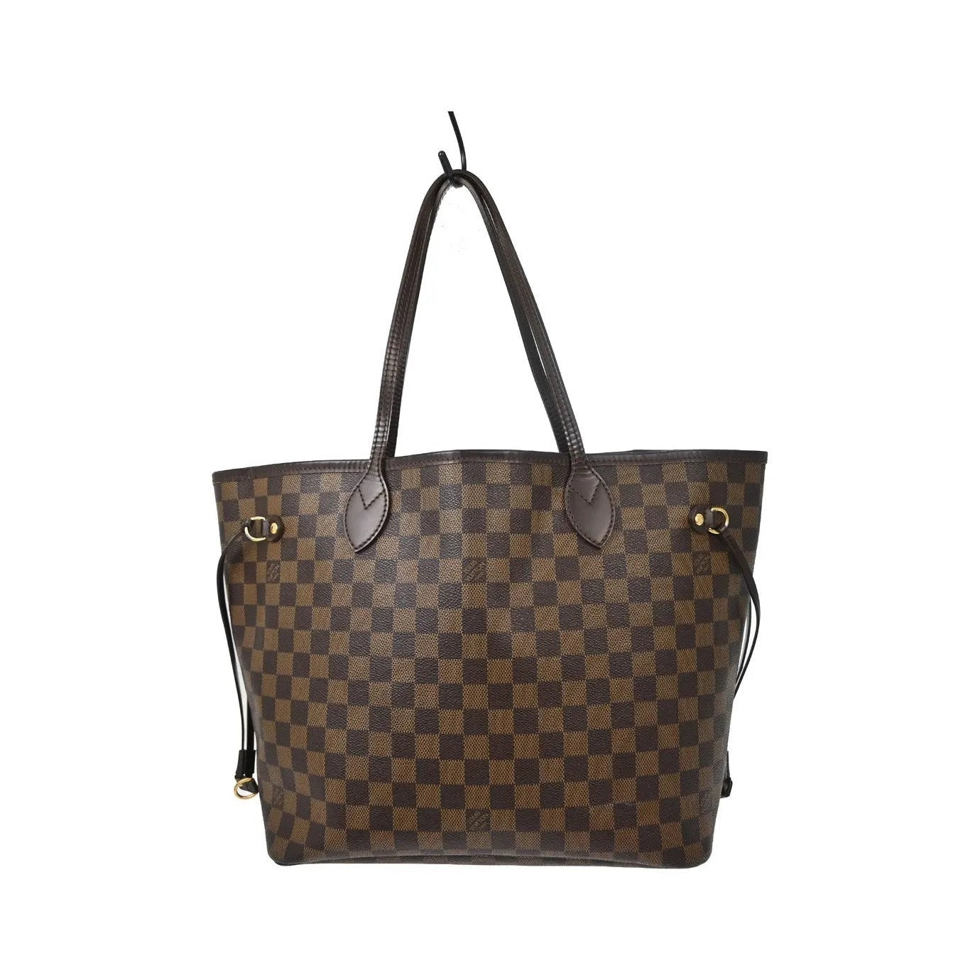 Louis Vuitton Neverfull Damier, Brown, Canvas, Tote Bag