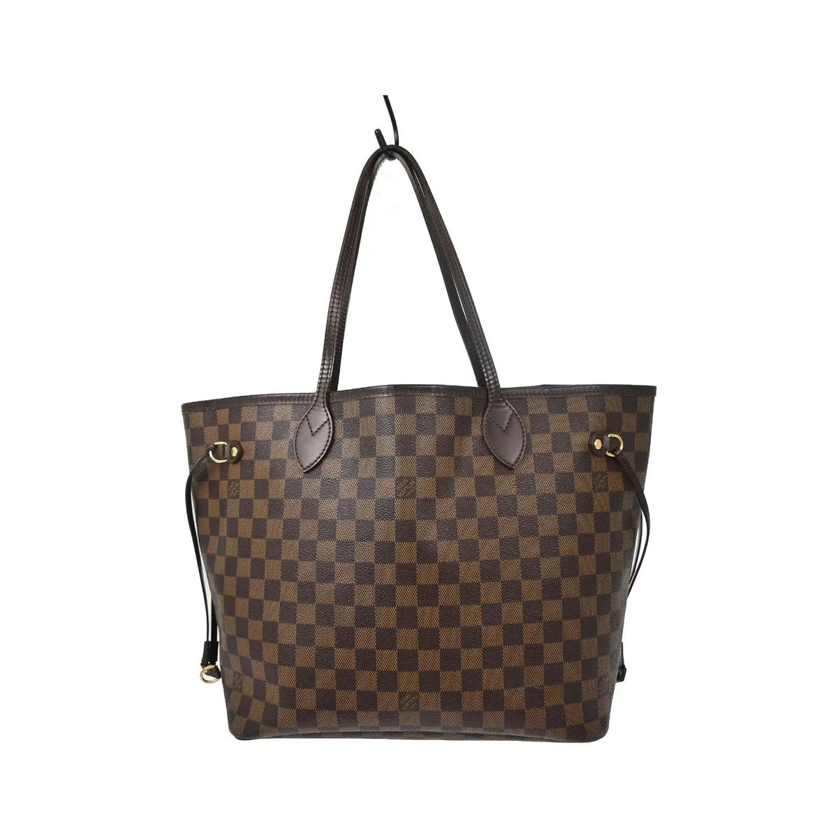 Louis Vuitton Neverfull Damier, Brown, Canvas, Tote Bag