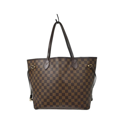 Louis Vuitton Neverfull Damier, Brown, Canvas, Tote Bag