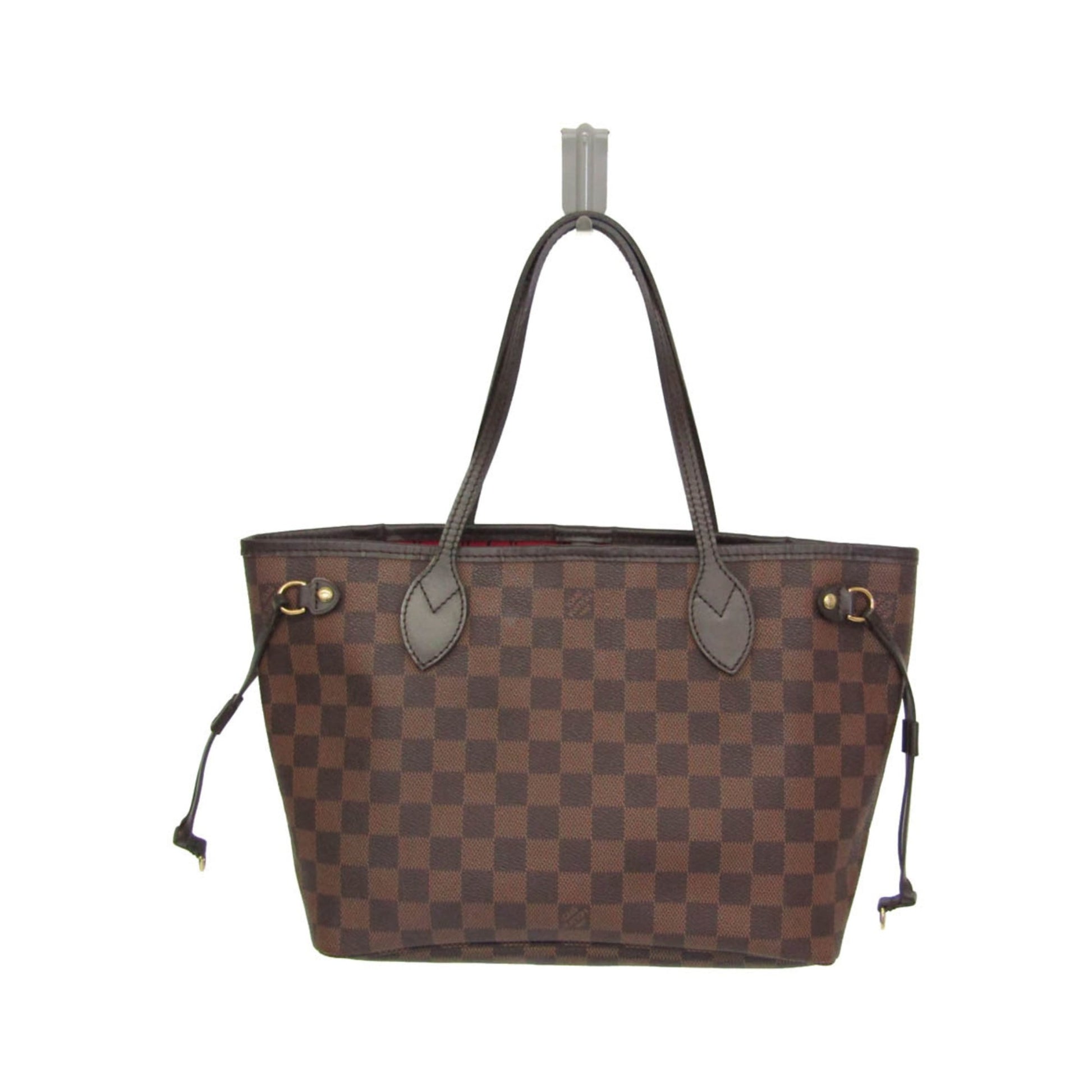 Louis Vuitton Neverfull Damier, Brown, Canvas, Tote Bag