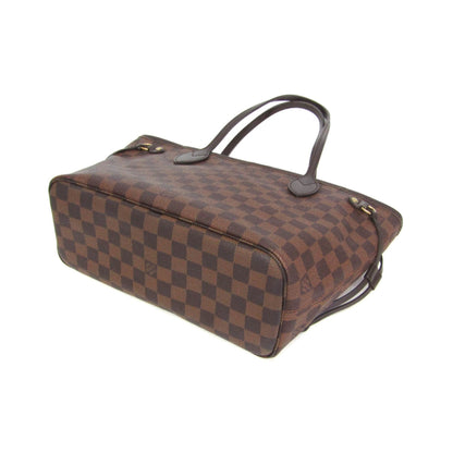 Louis Vuitton Neverfull Damier, Brown, Canvas, Tote Bag