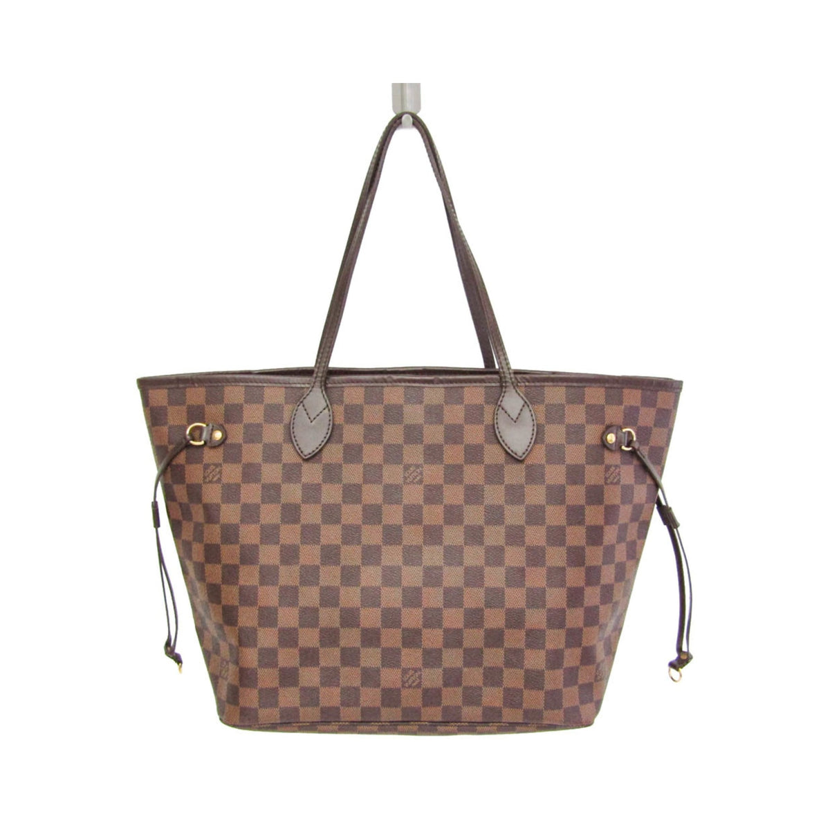 Louis Vuitton Neverfull Damier, Brown, Canvas, Tote Bag